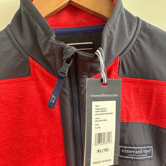 Boys Vineyard Vines Half-Zip, NWT - Picture 4 of 9